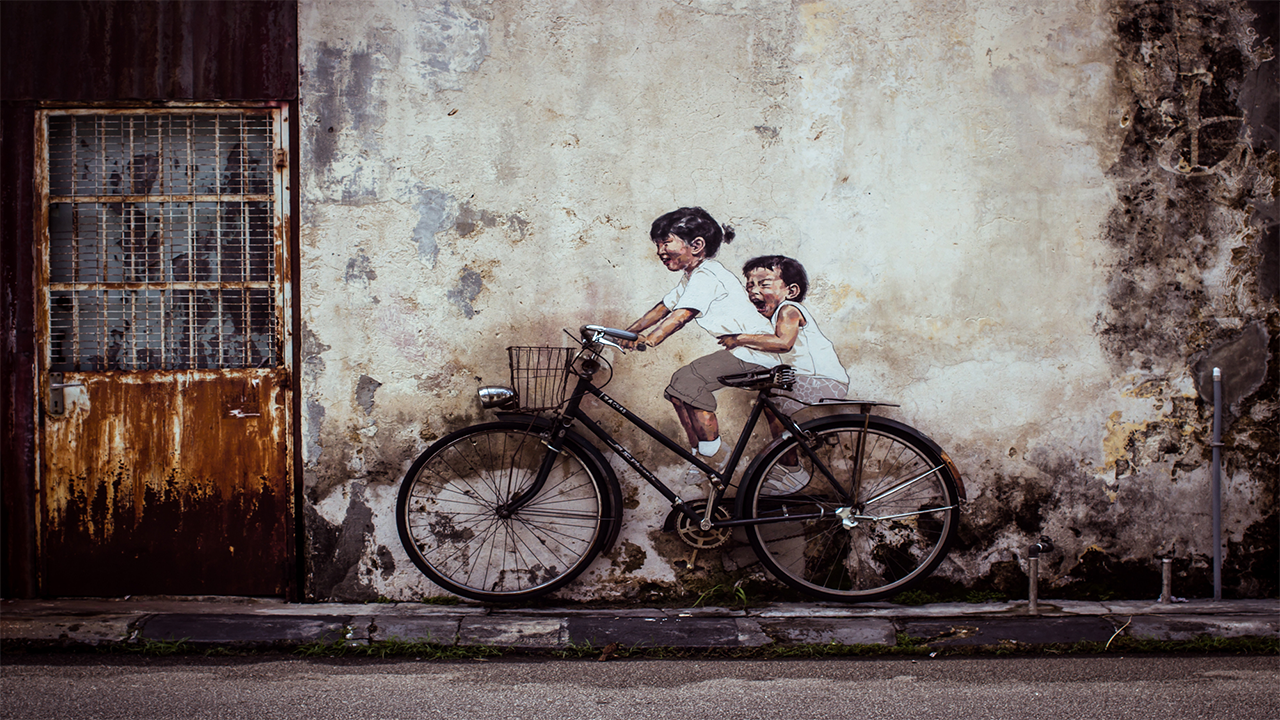 Khám Phá Tranh Tường Ở George Town, Penang, Malaysia