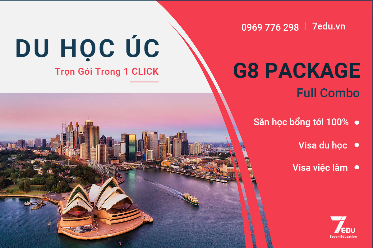 G8 Package - Du Học Úc Trọn Gói Cùng 7EDU